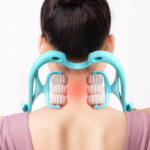 Six-Wheel Manual Neck Massager Roller