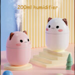 Cute Cat USB Air Humidifier with LED