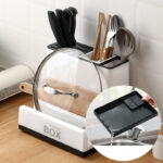 Kitchen Knife & Tableware Storage Rack