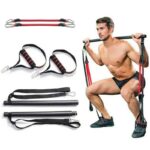 Portable Pilates Bar with Resistance Bands