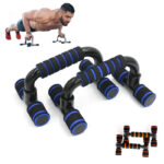 H-Shaped Push-Up Stand with Grip Bar