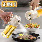 2-in-1 Oil Sprayer & Pourer Bottle