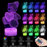 3D Acrylic USB LED Night Lamp