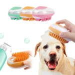 2-in-1 Silicone Pet Bath & Grooming Brush