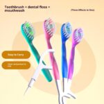 Disposable Floss Toothbrush