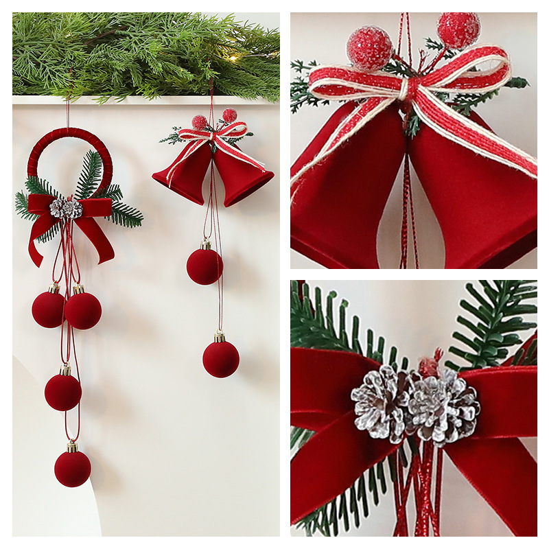 33d798be-901e-432a-9e55-52853b402fda.jpg Exquisite Christmas Hanging Ornaments with Bells - Image 1